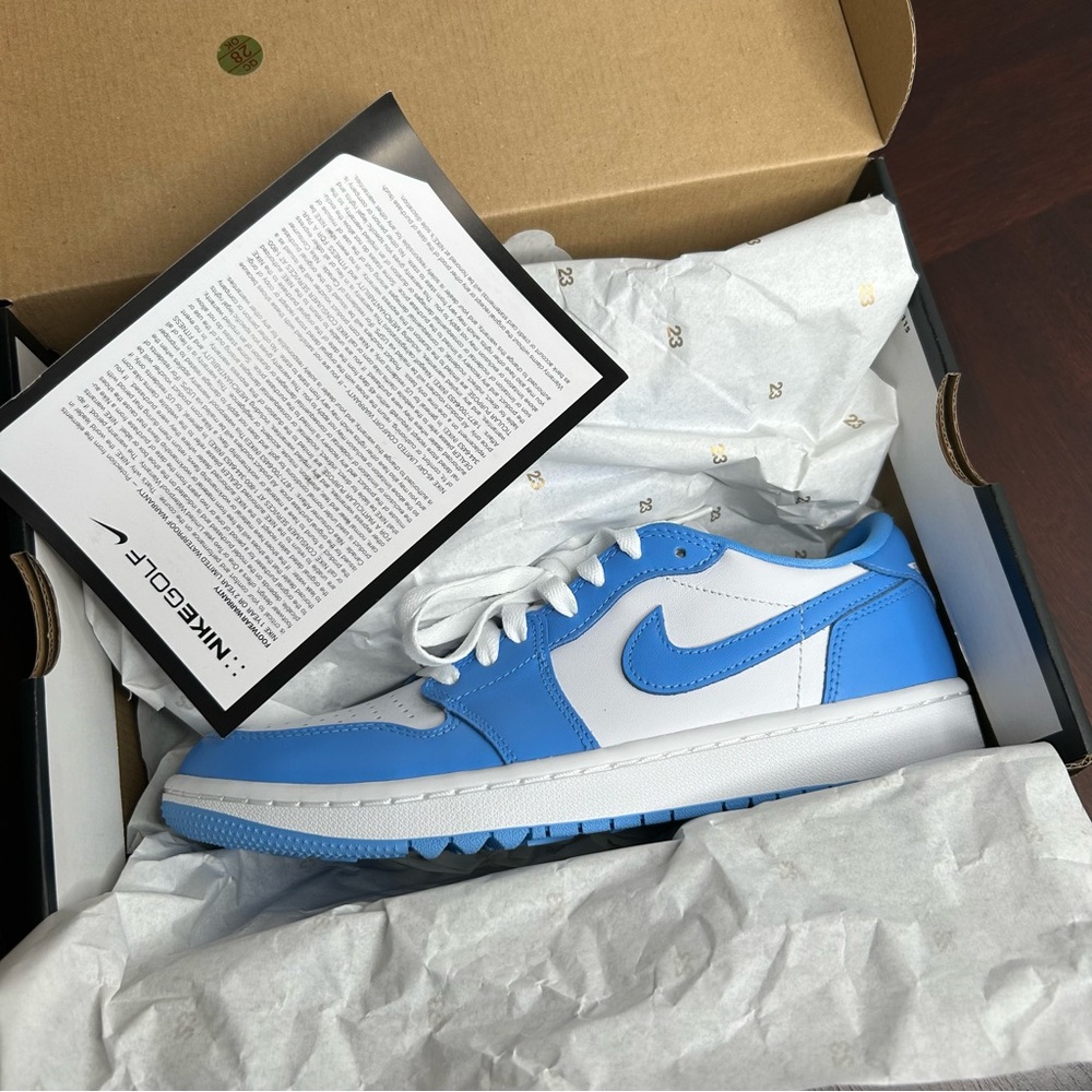 Nike Air Jordan 1 Low Golf UNC (8M/9.5W) - Picture 11 of 12